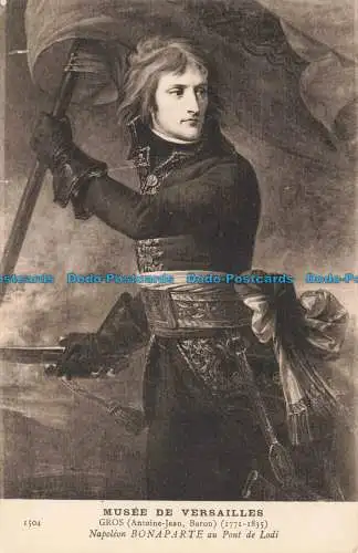 R670980 Museum Versailles. Napoleon Bonaparte an der Brücke von Lodi. Groß. Antoine J