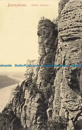 R670319 Basteifelsen. Sachs. Schweiz. Loffler. Nr. 3578