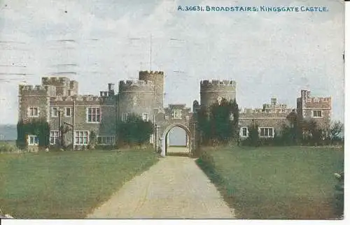 PC33027 Broadstairs. Kingsgate Castle. Photochrom. Nr A.36631. 1921