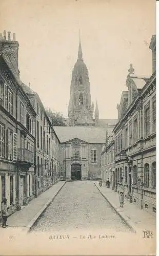 PC27354 Bayeux. La Rue Laitiere. Neurdein. Nr 66