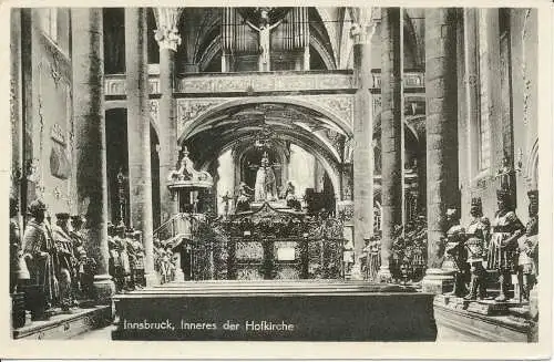 PC29851 Innsbruck. Inneres der Hofkirche. Chizzali. Nr 1103