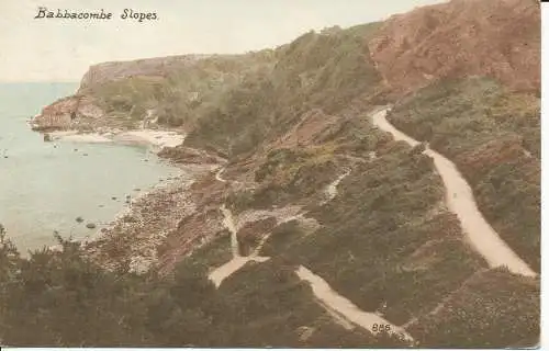 PC33119 Babbacombe Slopes. 1923