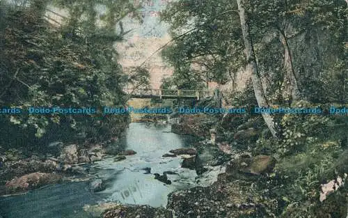 R029520 Alpenbrücke. Llandrindod Wells. Valentinstag. 1904