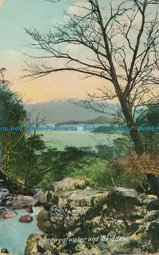 R029549 Derwentwater und Skiddaw. B. B. London. 1909