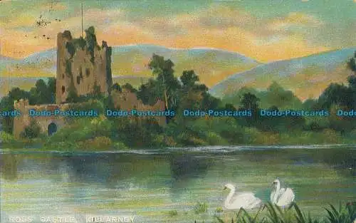 R029554 Ross Castle. Killarney. 1907