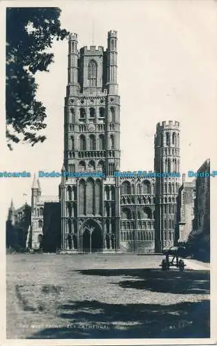 R028412 The West Front. Ely Cathedral. Walter Scott. RP