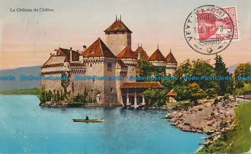 R030112 Le Chateau de Chillon. Anderegg. 1911