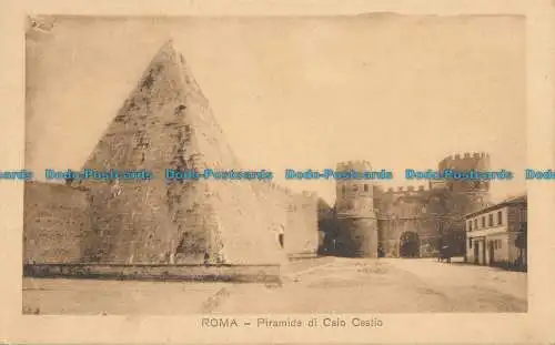 R030113 Roma. Piramide di Caio Cestio