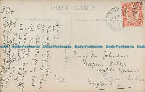 R029573 Alte Postkarte. See und Bäume