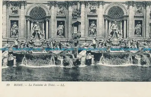 R030114 Rom. La Fontaine de Trevi. LL. Nr 19