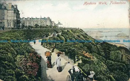 R029056 Madeira Walk. Folkestone. 1906