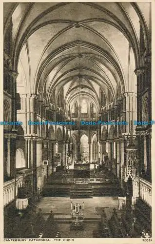 R029576 Kathedrale von Canterbury. Der Chor. Photochrom. Nr 80524