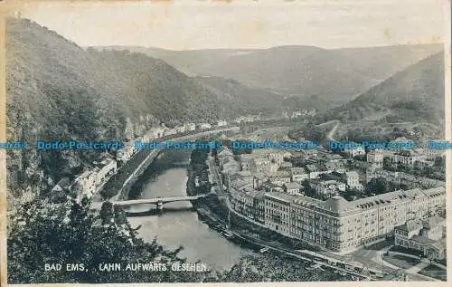 R029067 Bad Ems. Lahn Aufwarts Gesehen. Louis Glaser