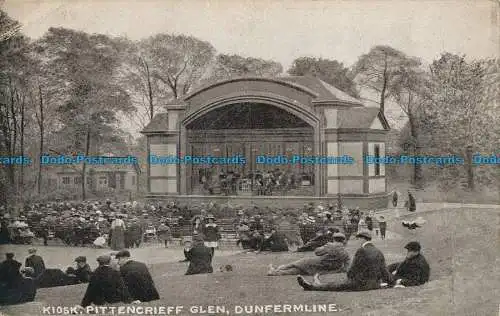 R029081 Kiosk. Pittencrieff Glen. Dunfermline. Philco. 1916