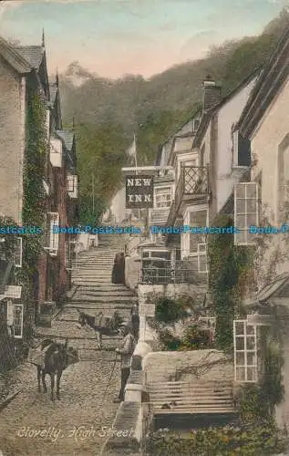 R031009 Clovelly. High Street. Frith. 1910