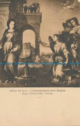 R030154 Andrea del Sarto. L Annunziazione della Vergine. 1927