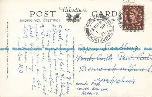 R031023 Der blaue Pool. Furzebrook. Wareham. Valentinstag. RP. 1956