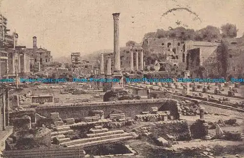 R030162 Roma. Foro Romano e Colonna di Foca. 1922