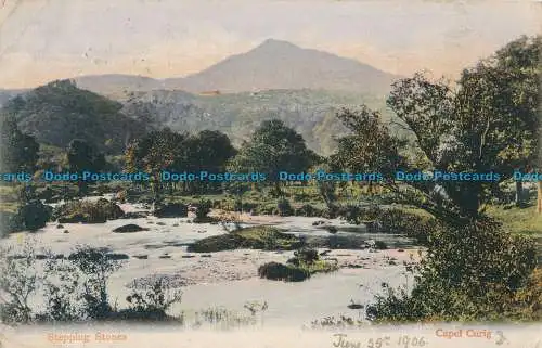 R031026 Trittsteine. Capel Curig. Milton. Artlette. 1906