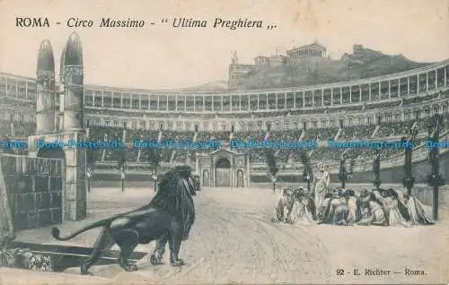 R030163 Rom. Circo Massimo Ultima Preghiera. E. Richter