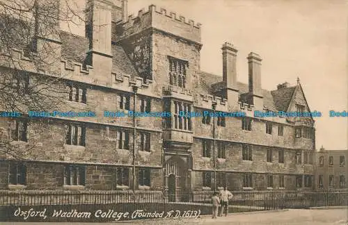 R029125 Oxford. Wadham College. Frith. Nr 26930. 1917