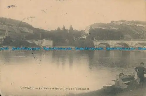 R030187 Vernon. La Seine et les Collines de Vernonnet. 1906