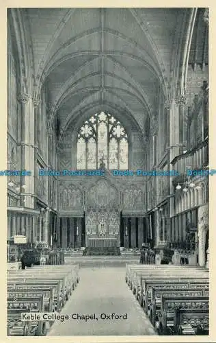 R029137 Keble College Chapel. Oxford. T.V.A.P