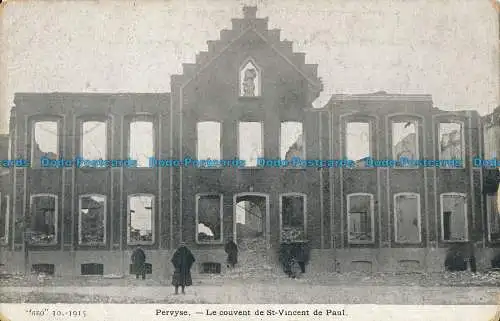 R031079 Pervyse. Le Couvent de St. Vincent de Paul. 1915