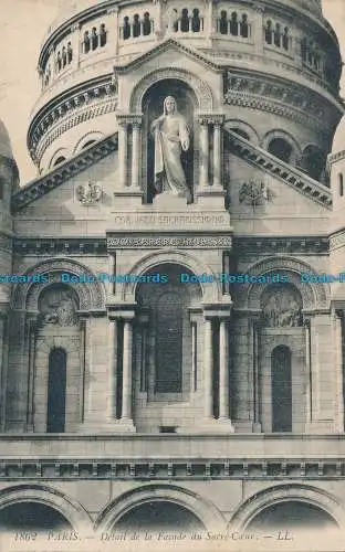 R030233 Paris. Detail de la Facade du Sacre Coeur. LL. Nr 1862