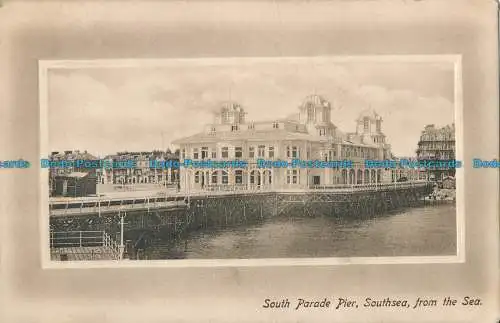 R031102 South Parade Pier. Südsee vom Meer. Welch. 1911