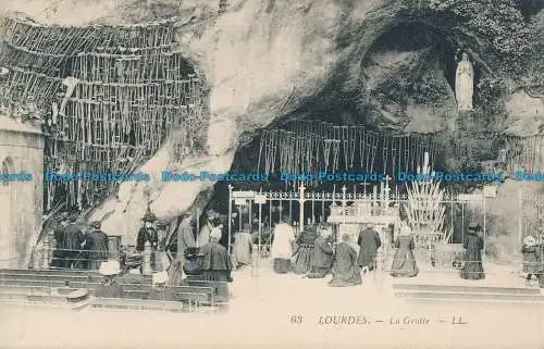 R030249 Lourdes. La Grotte. LL. Nr 63