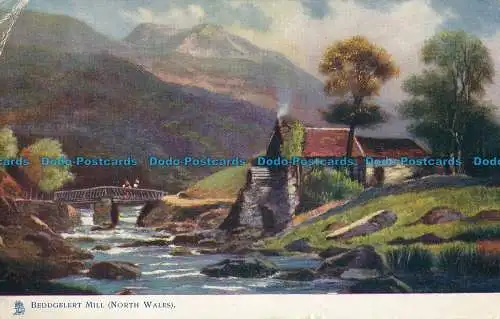 R029728 Beddgelert Mill. Nordwales. stecken. Oilette. 1904