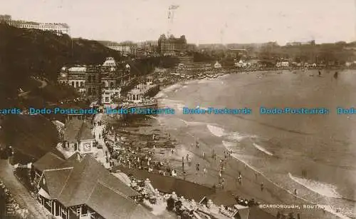 R031136 Scarborough. South Bay. Die Königin. RP. 1918