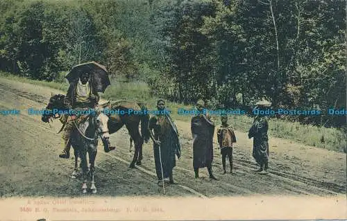 R030292 A Native Chief Travelling. R.O. Fuesslein. 1910