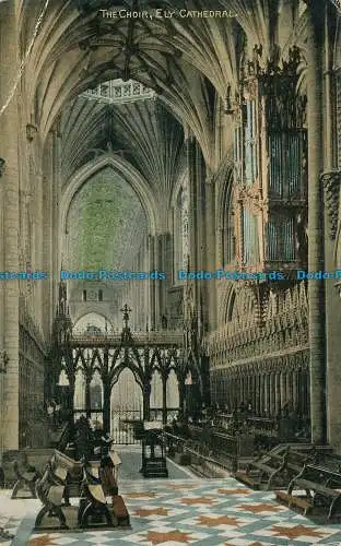 R031160 Der Chor. Ely Cathedral. Valentinstag. 1909