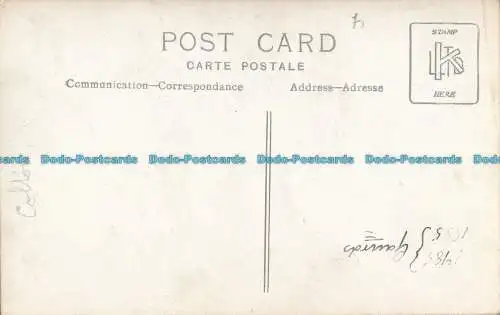 R001024 Alte Postkarte. Wachen. Bei Nacht