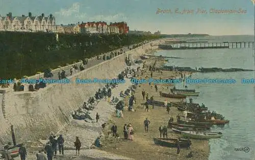 R001066 Strand. E. von Pier. Clacton on Sea. Valentine