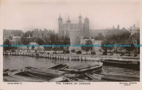 R001171 The Tower of London. Davidson Brothers. RP. 1907