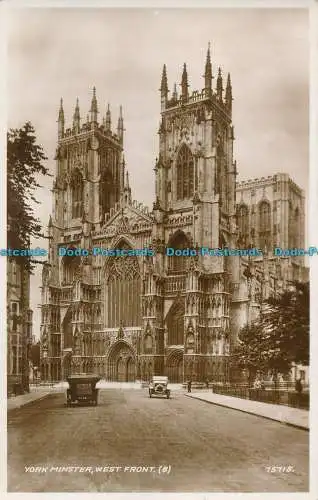 R001076 York Minster. Westfront. Valentinstag. RP