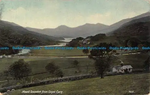 R040335 Mount Snowdon von Capel Curig. Der Spiegel