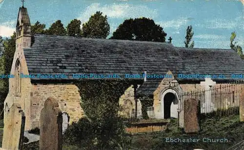 R040392 Ebchester Church. 1910