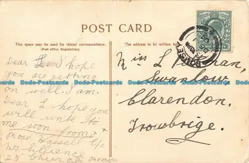 R041310 Alte Postkarte. Hirsch. 1904