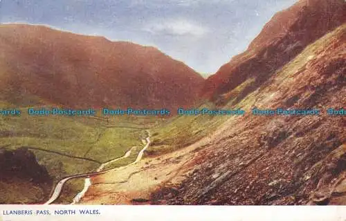 R040411 Llanberis Pass. Nordwales. Photochrom