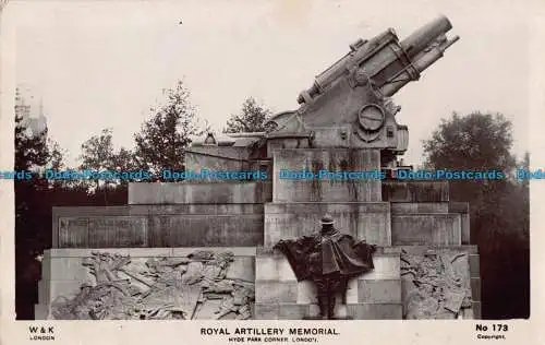 R041341 Royal Artillery Memorial. W und K. Nr 173. RP