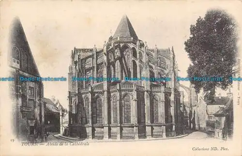 R127288 Touren. Abside de la Cathedrale. ND. Nr 19