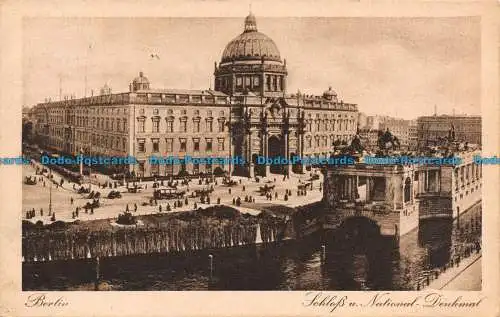 R128358 Berlin. Schloss u. National Denkmal. I.W.B. 1928. B. Hopkins