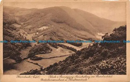 R129115 Heimbach. Blick v. Rundgang Meuchelberg ins Steinbachtal Unterlangersche