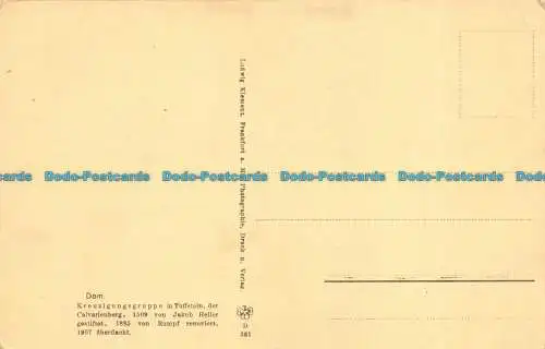 R129135 Frankfurt a.M. Kreuzigungsgruppe am Dom. Ludwig Klement