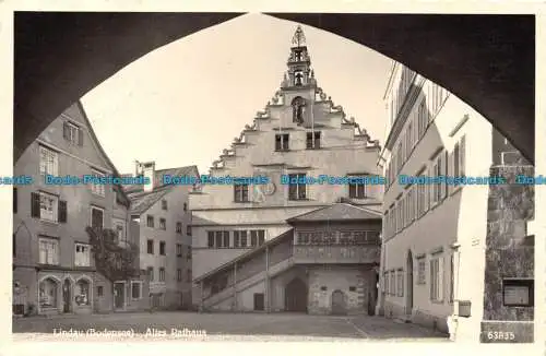 R129173 Lindau. Bodensee. Altes Rathaus. Erwin Burda. Nr 63835. RP. 1951