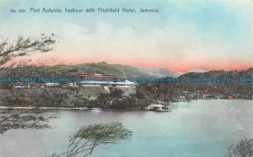 R128462 Port Antonio. Hafen mit Fitchfield Hotel. Jamaika. Special. Nr 202. B